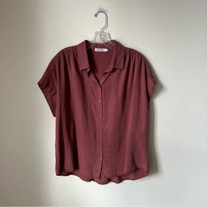 Stelen Poplin Shirt Red Size Large